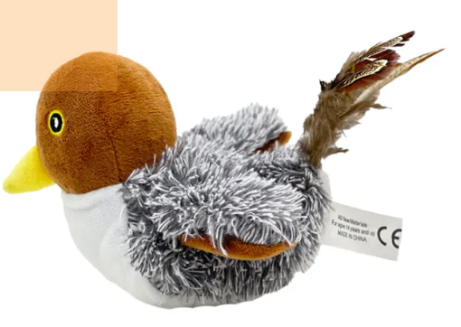 FurEase™ Realistic Flapping Bird USB Rechargeable Interactive Chirping Cat Toy