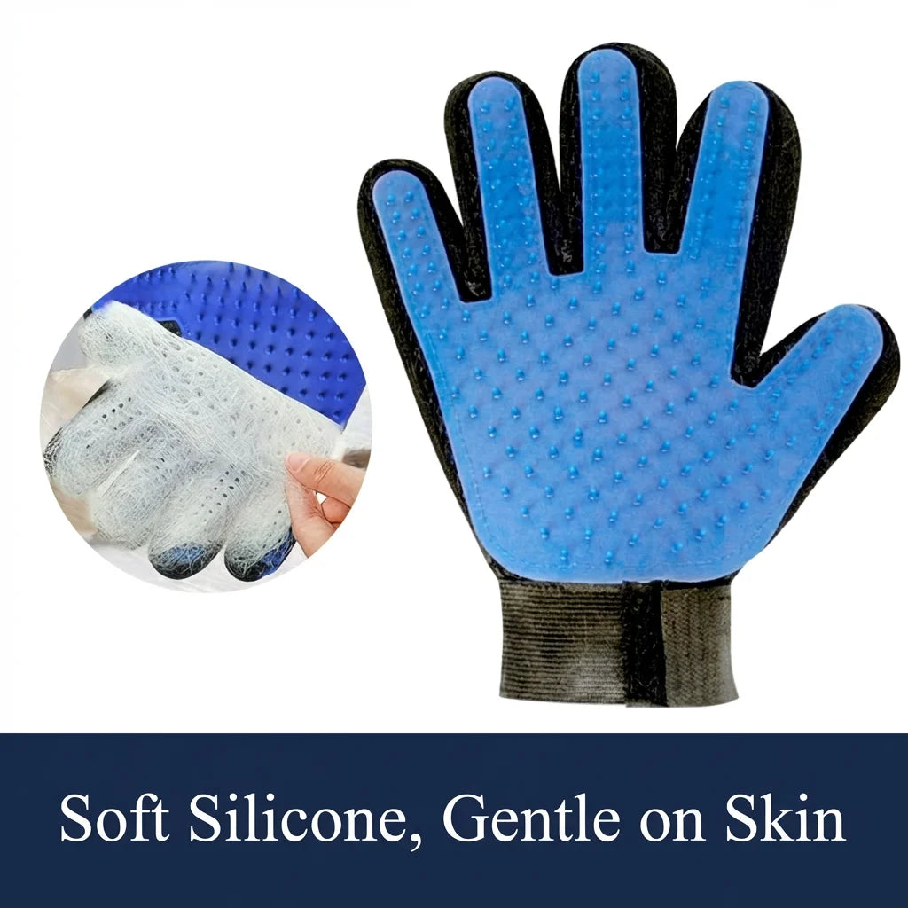 Soft Silicone Gentle on Skin Pet Grooming Glove