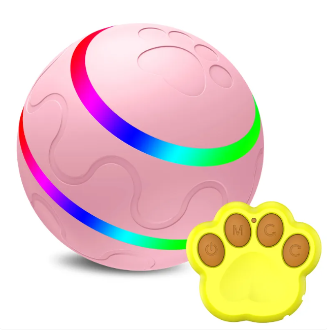 FurEase™ Interactive Smart Cat Ball | Self-Rolling Toy for Indoor Cats